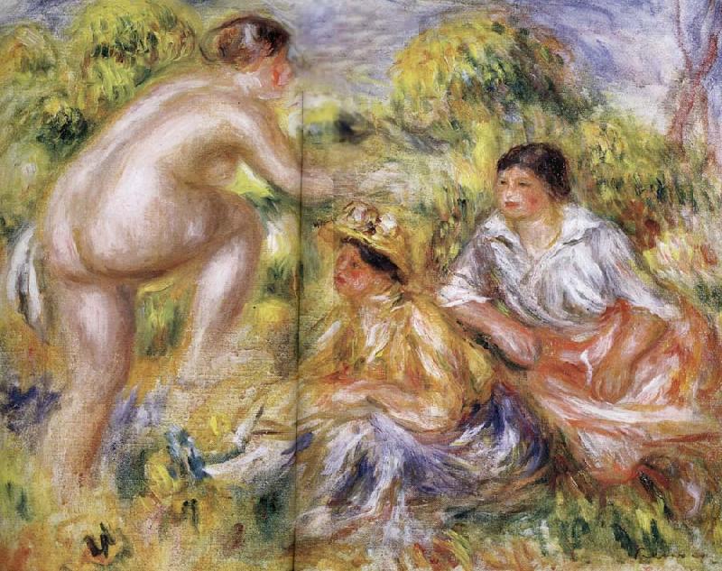 Pierre Renoir Young Women in the Country